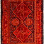 فرش ماشینی طرح بلوچی کد 2827